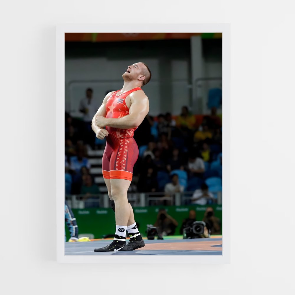 Poster Kyle snyder mat – affiche Lutte (vue 3)